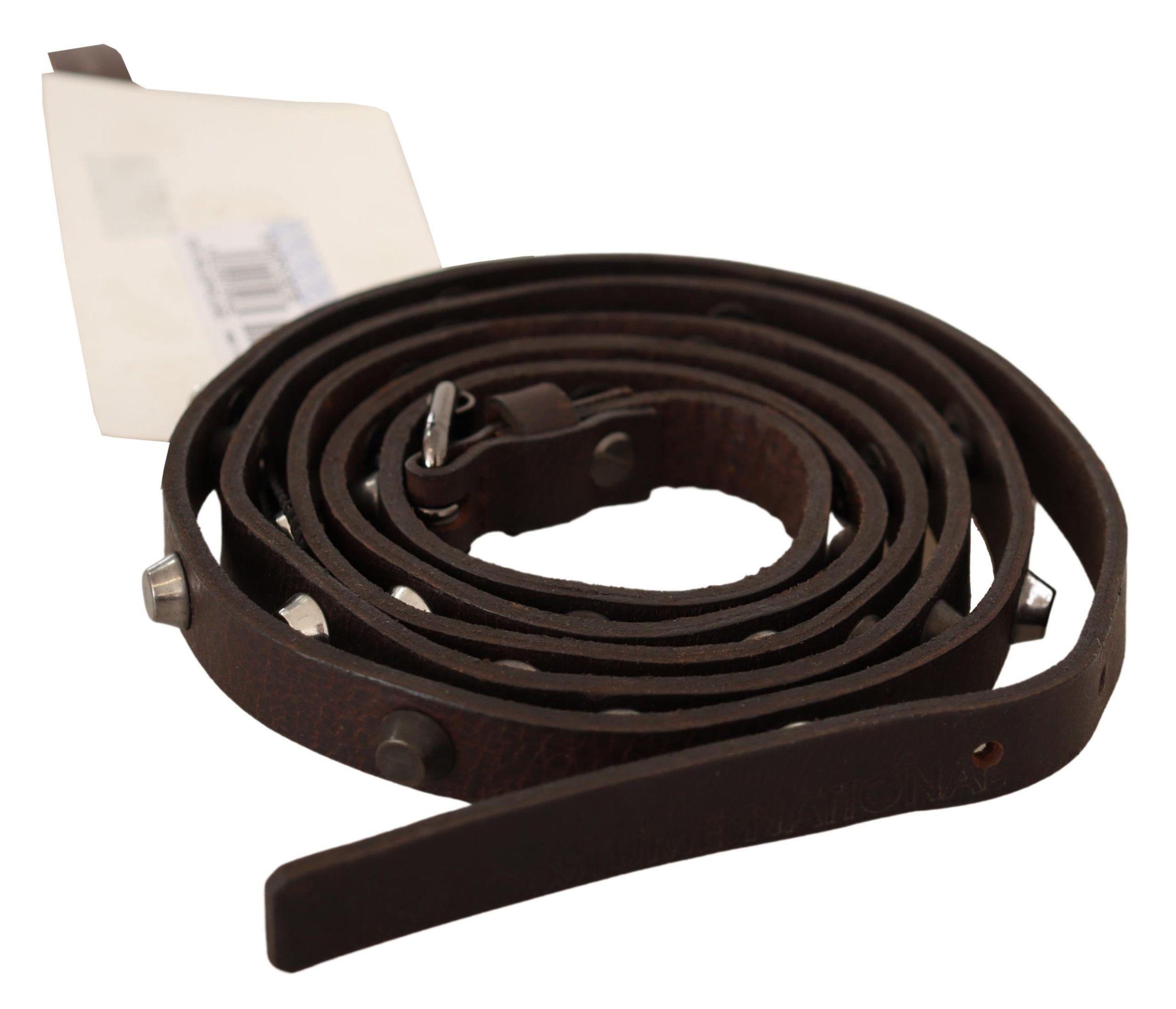 Costume National Leren Riem Met Studs