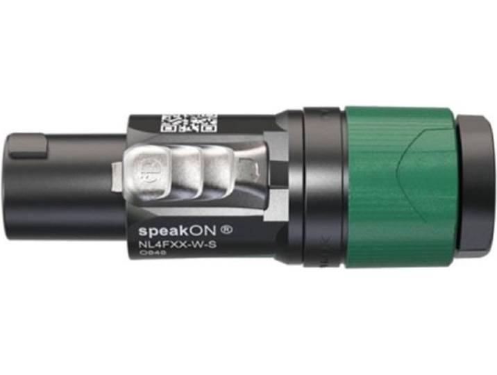 Neutrik NL4FXX-W-S - Speakon plug, kabeldeel, 4-polig, female