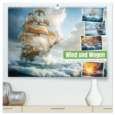 Wind und Wogen (hochwertiger Premium Wandkalender 2026 DIN A2 quer), Kunstdruck in Hochglanz