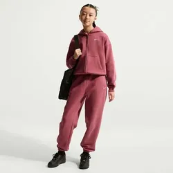 NIKE Kinder Kapuzensweat STUDIO FLEECE, Größe XS in Lila Lila