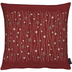 Apelt Dekokissenhülle Sterne 6301 49x49 cm | rot - rot