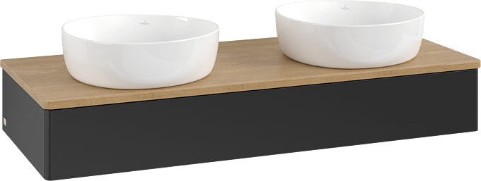 Villeroy und Boch Villeroy & Boch Antao Waschtischunterschrank 1200x190x500mm L13011PD mit Beleuchtung FK/AP: PD/1