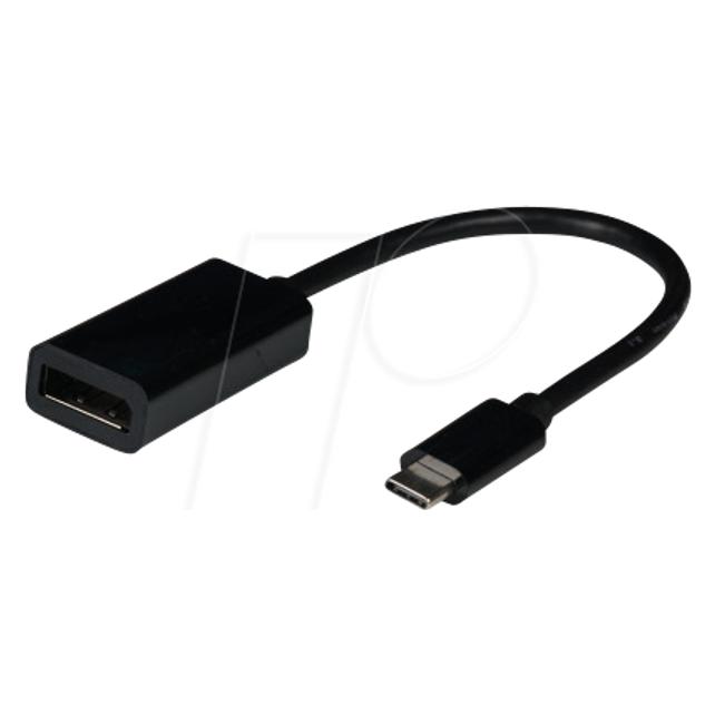 EFB Elektronik EFB-ELEKTRONIK USB-C-zu-DP-Adapter, 4K bei 60 Hz, 1.2, 0,15 m. (DisplayPort) (EFB EBUSBCDP4K60-4049759337698)
