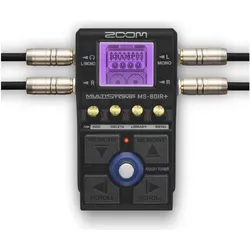 Zoom MS-80IR+ (Gitarre), Effektpedal, Schwarz, Gold