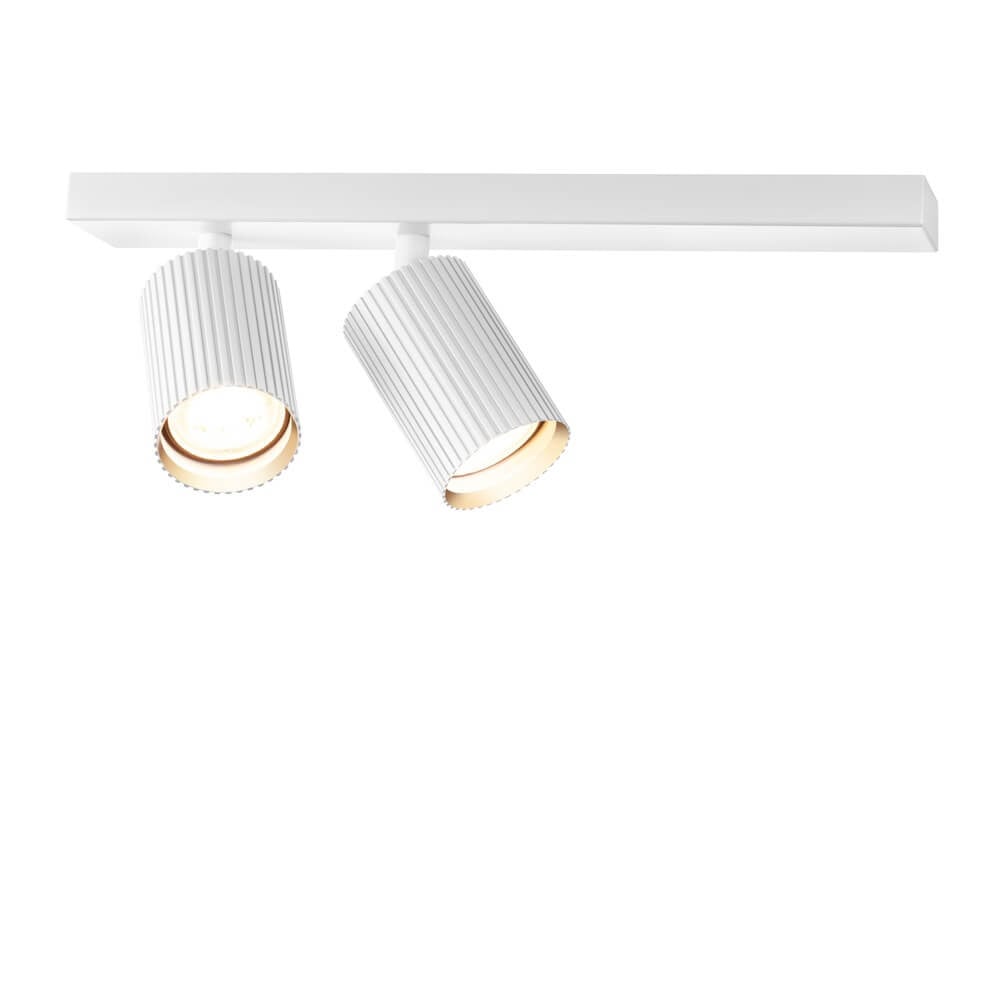 Lyora Plafondspot Onis 2-lichts - Wit - Aluminium