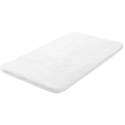 Badematte GRUND "Melange", weiß, H:27mm, Polyacryl, Badematten, Badematte, besonders dichter Flor