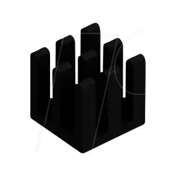 ICK BGA10 X10X10 - Kühlkörper, 10 mm, Alu, BGA