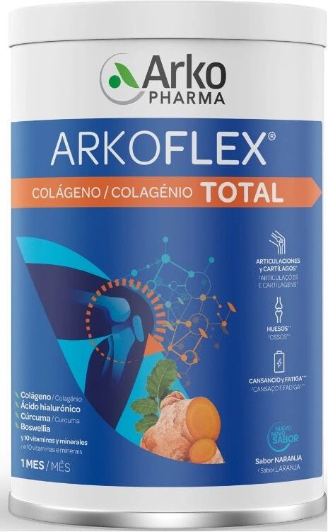 Arkoflex Colágeno Total Sabor Naranja 390Gr