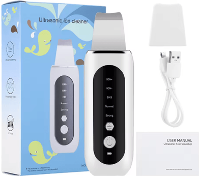 Inspire Picks Ultrasonic Skin Scrubber Deep Cleansing Facial Pore Cleaner & Blackhead Removal Tool type C