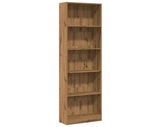 Bibliothèque/Meuble Étagère contemporain chêne artisanal 60x24x176 cm bois d'ingénierie（3442259）ZKY
