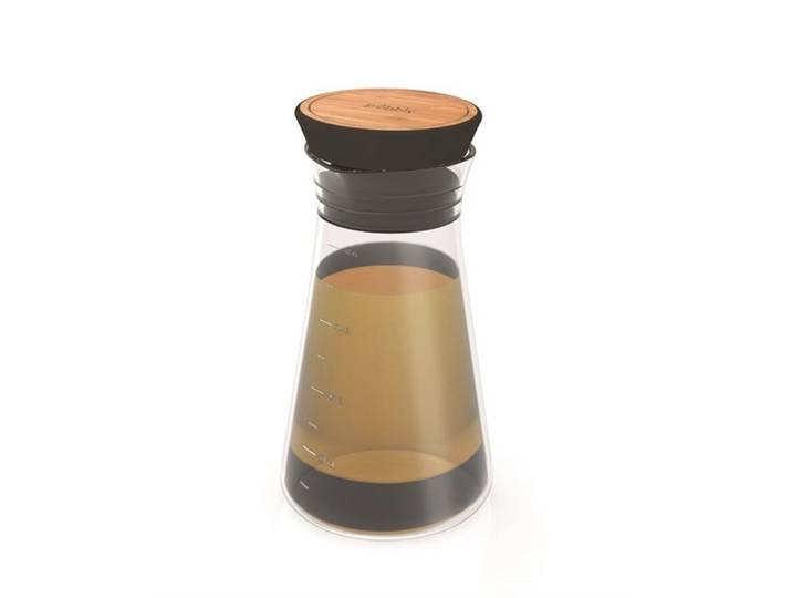 Diverse Schüttelbecher Pebbly schwarz Glas/Silikon - Schüttelbecher