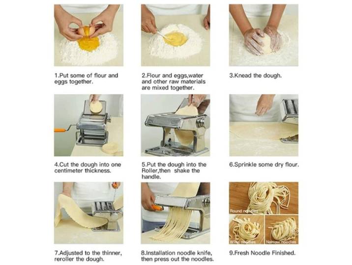 Mini manuel ménage frais italie fabricant de pâtes usage domestique bricolage nouilles pâtes faisant la Machine