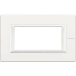 Legrand HA4804HD Abdeckrahmen AXOLUTE: 4 Module, Farbe: White Aluminium