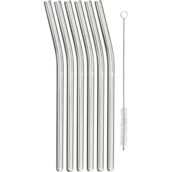 WMF Glastrinkhalme 6tlg. 230 mm inkl. Bürste