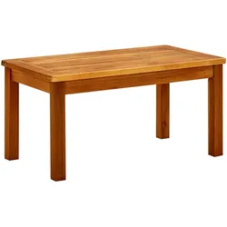 vidaXL Garten-Couchtisch 70x40x36 cm Massivholz Akazie