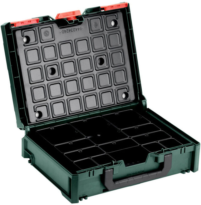 Metabo metaBOX 118 organiseur avec 12 boîtes à insérer Sortimo (626897000)