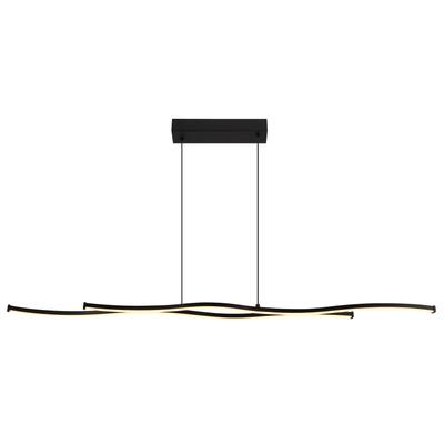 GLOBO LIGHTING LED Pendelleuchte "BOYD", schwarz, Leuchten, Hängelampe/Hängeleuchte/Wohnzimmer/Esstisch/elegant, LED Pendelleuchte