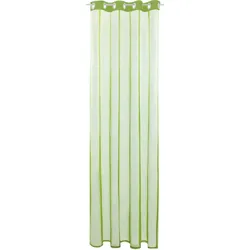 Bestlivings Ösenschal Noella Transparent 140x145cm, Farbe: grün - olivgrün