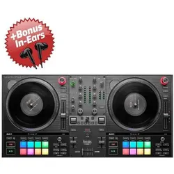 Hercules DJ Control Inpulse T-7 DJ-Controller + Bonus In-Ear Kopfhörer, DJ Controller