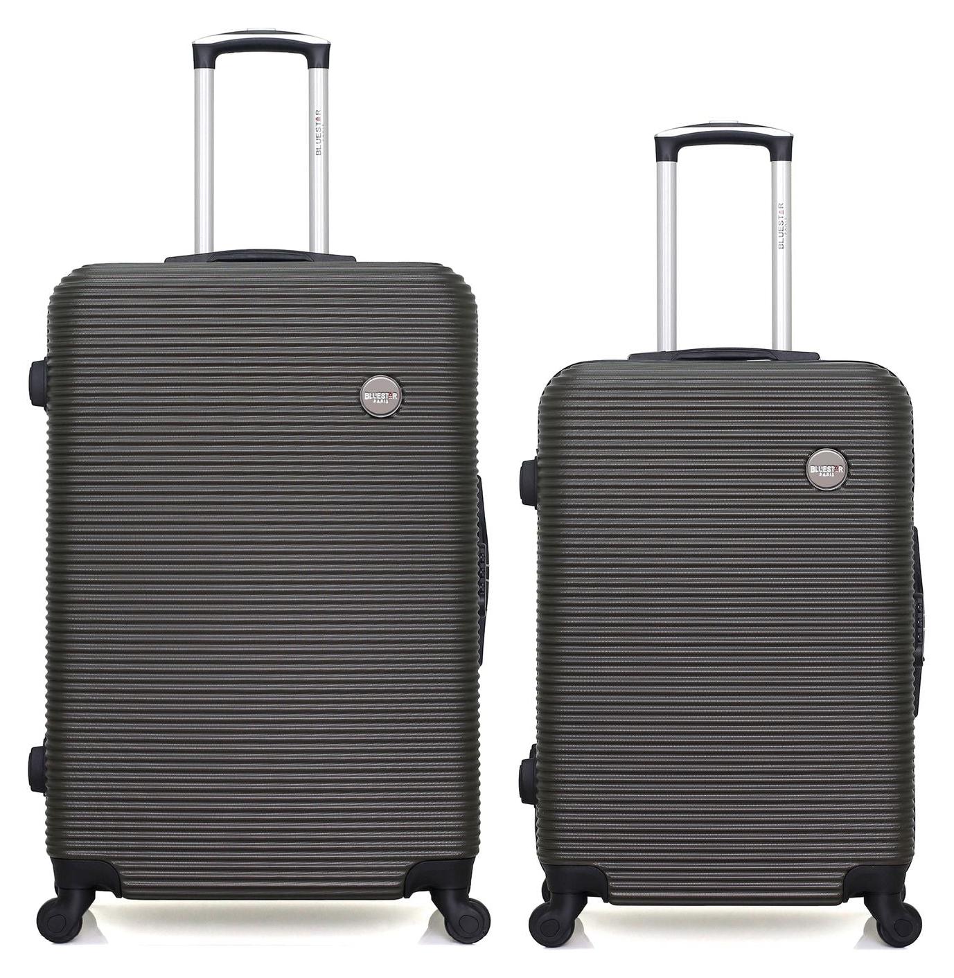BLUESTAR - 2er-Set aus einem großen Koffer und einem Wochenendkoffer LONDON -