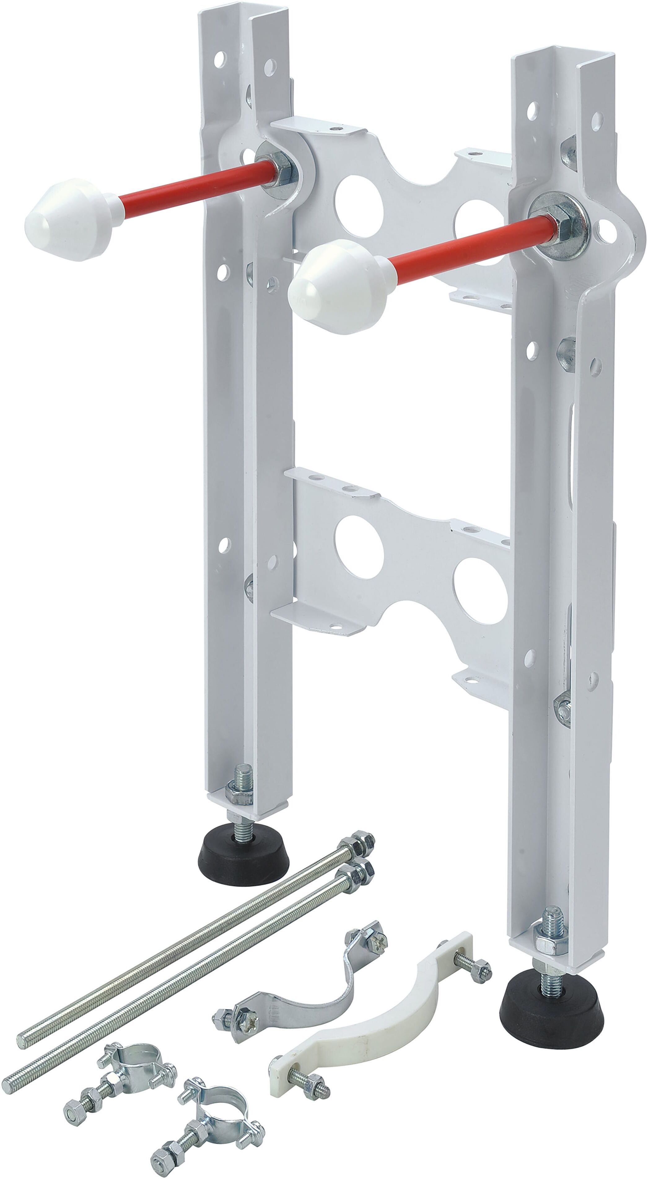 Tecnomat STAFFA DI SOSTEGNO GIA BIANCA UNIVERSALE PER WC O BIDET SOSPESO PORTATA 400 kg