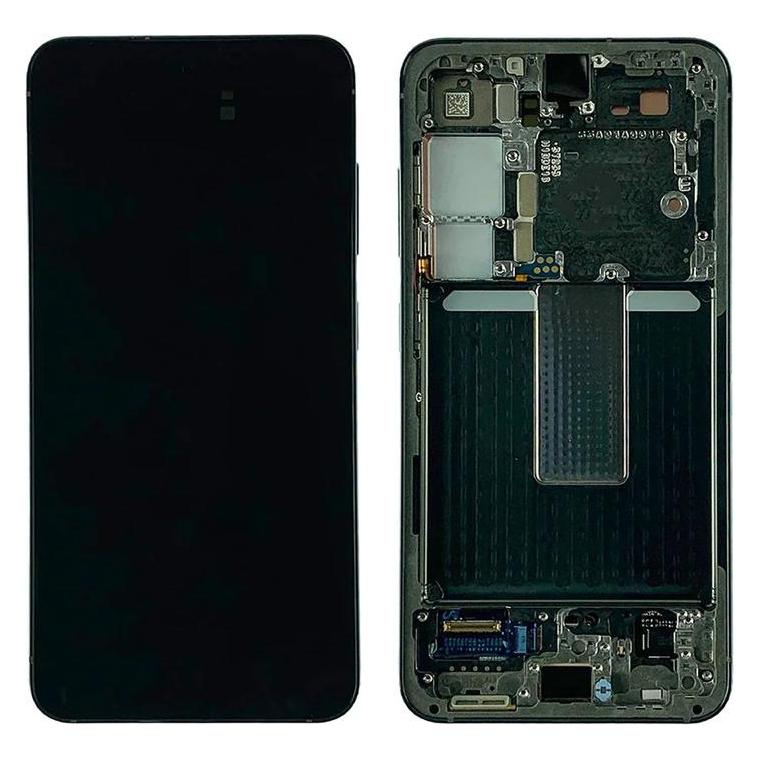 Samsung Displayeinheit + Rahmen S911 Galaxy S23 grün GH82-30481C (Display, Samsung Galaxy S23) (GH82-30481C, GH82-30480C)