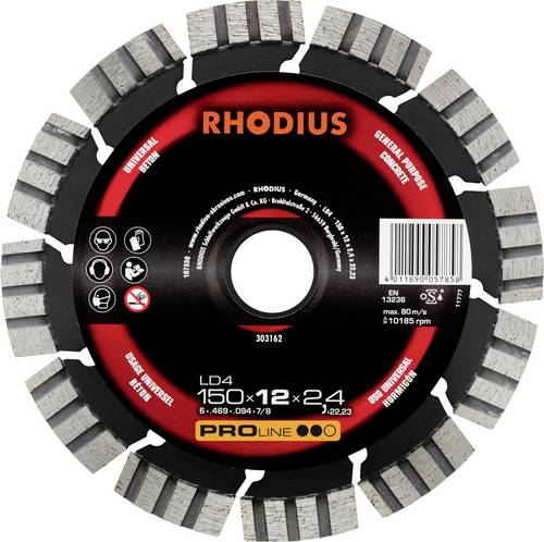 Rhodius 303162 Diamanttrennscheibe 150mm 1 St. Naturstein