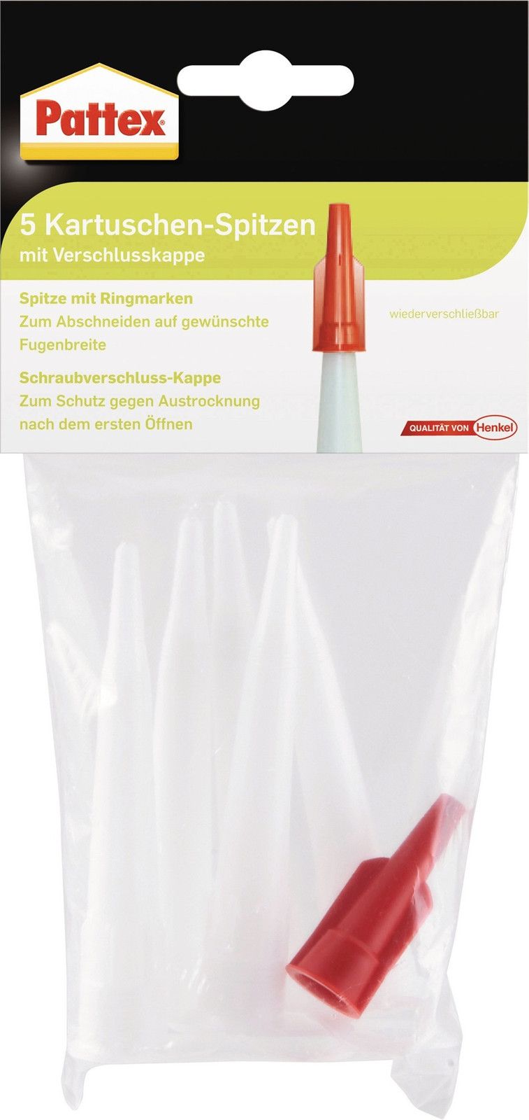 Pattex spuitmondstukken PF/WKS, 5 stuks
