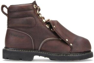 "Carolina Lo 6"" Domestic Broad Toe External Metguard - Mens 9 Brown Boot D"