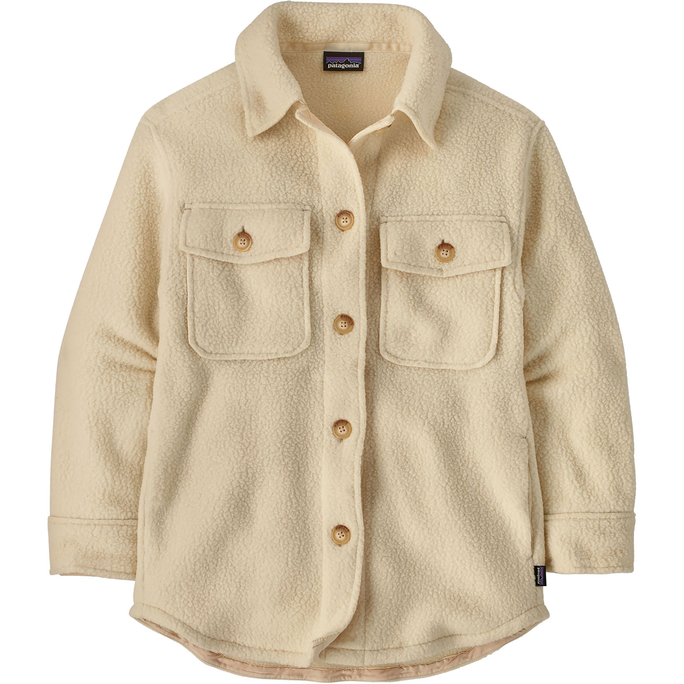 Patagonia Retro Pile Shaket Damen Fleecejacke beige Größe XS Lifestyle Atmungsaktiv