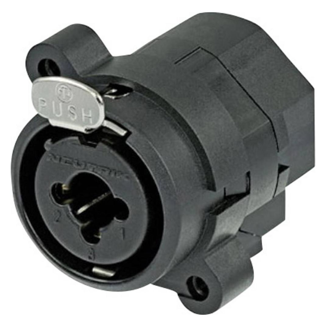 Neutrik NCJ6FI-S XLR-Steckverbinder Flanschbuchse, Kontakte gerade Polzahl: 3 S (NCJ6FI-S)