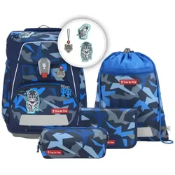 STEP BY STEP 197129 SPACE Schulranzen-Set “Snow Leopard Arko”, 5-teilig