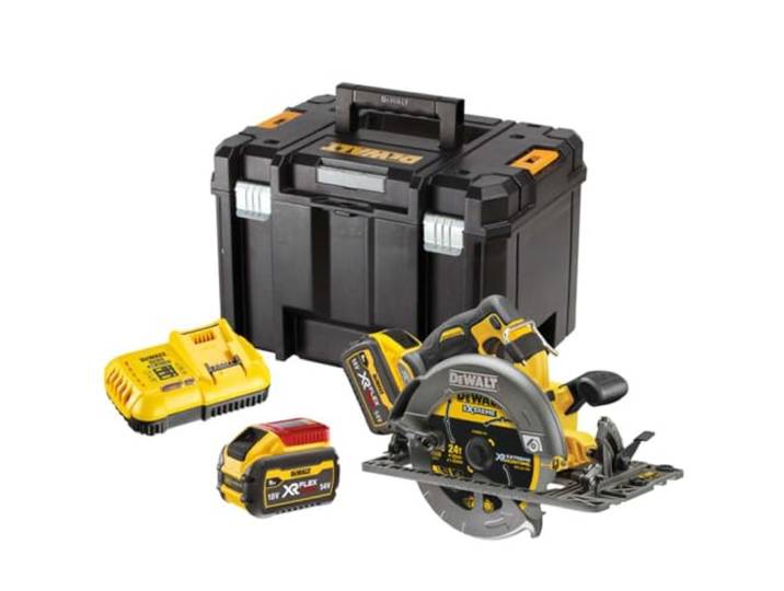 Dewalt Scie circulaire dewalt dcs579x2 flexvolt (2 x 54v/18v 9\,0 ah dcb118 tstak vi)