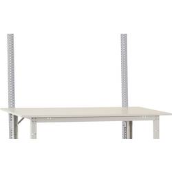 Manuflex AS1663.9006 Aufbausäulen in Alusilber ähnlich RAL 9006 für alle PACKPOOL Spezial Packtische, Nutzhöhe 600 mm
