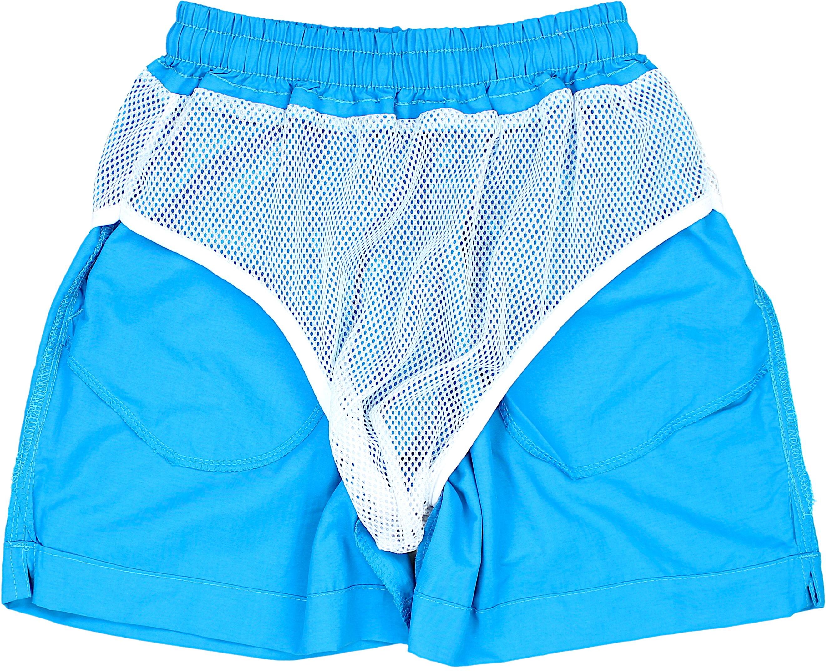 Badehose AQUARTI "Badehose Jungen Badeshorts mit Taschen Schnelltrocknend", Kinder, Gr. 146, N-Gr, blau (türkis), Obermaterial: 100% Polyester PES., Badehosen Badehose