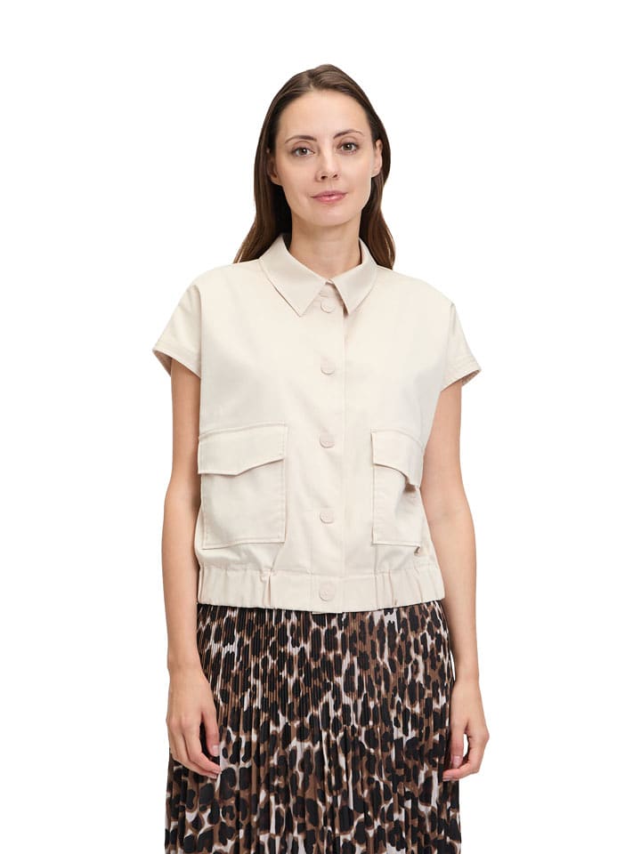 BETTY & CO Weste in Creme - 36