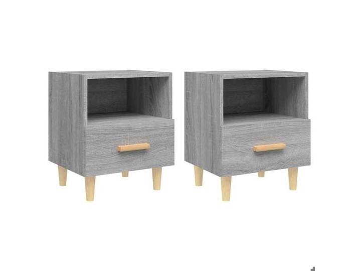 NEW Lot de 2 chevets - UU - Table de chevet/nuit - Sonoma gris 40x35x47 cm FR_36468