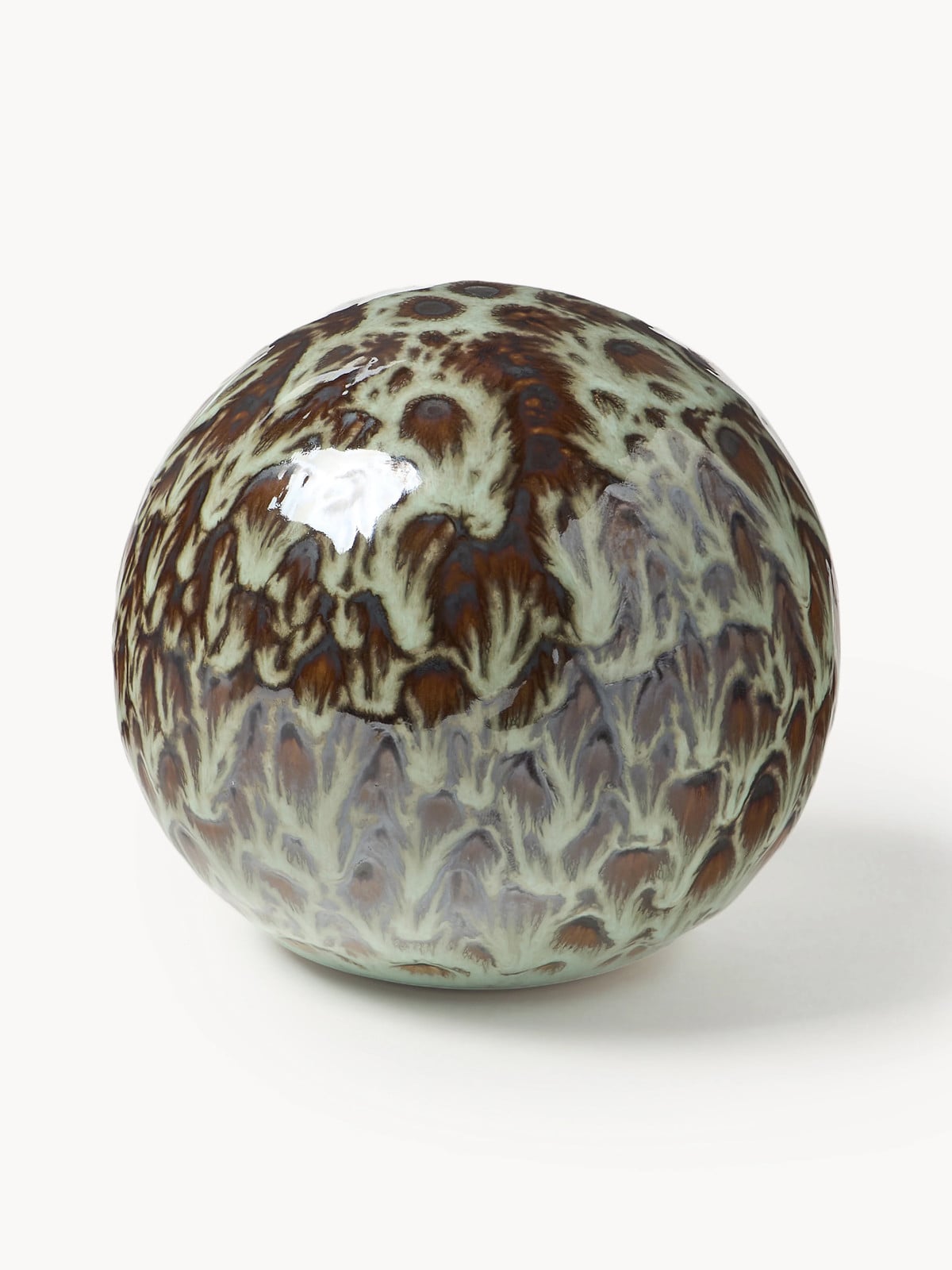 Westwing Collection Handgemaakt decoratief object Balou met reactief glazuur