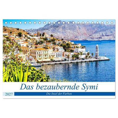 Das bezaubernde Symi (Tischkalender 2027 DIN A5 quer), CALVENDO Monatskalender