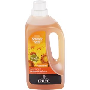 Holste Bodenpflege Schmierseife flüssig Konzentrat, reinigt & schützt alle Hartböden, 1 Liter