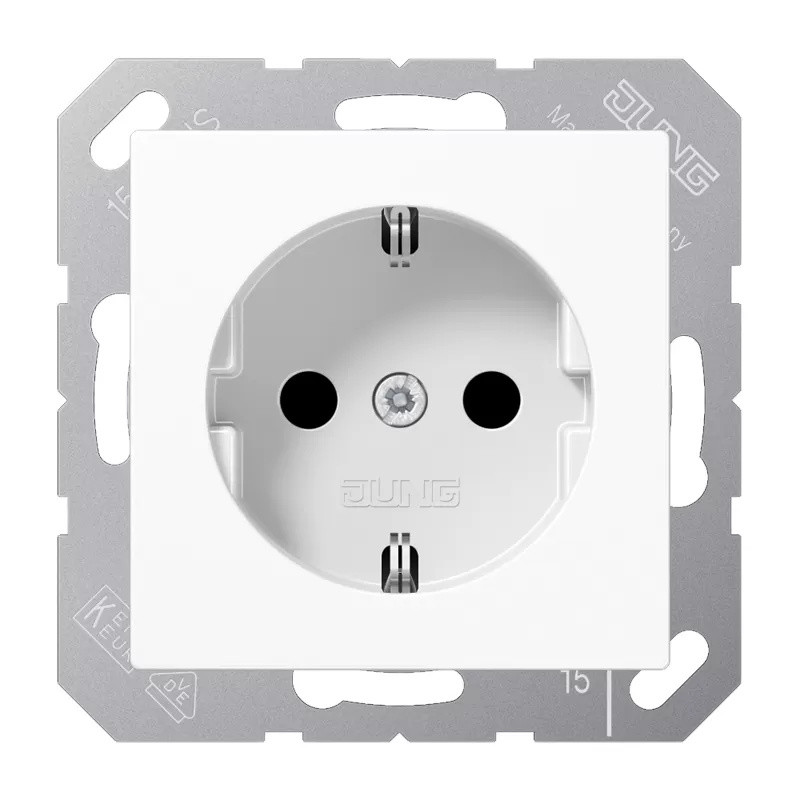 Jung SCHUKO stopcontact A 1521 WW wit