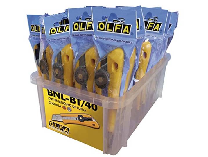 OLFA BNL-BT/40 BN-L Cutter met 18 mm lemmet in plastic zak