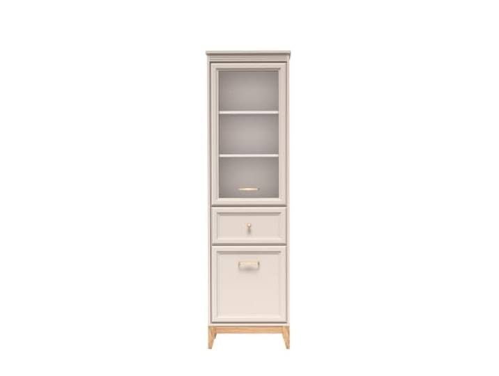 MINIO go for it - Hohes Sideboard mit Glastüren Dubai 6, Farbe Kaschmir