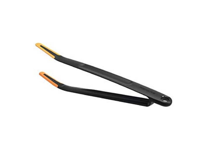 Fiskars Pince silicone multifonctions\, Longueur :29 cm\, Plastique/Silicone\, Functional Form\, Noir/Orange\, 1027303
