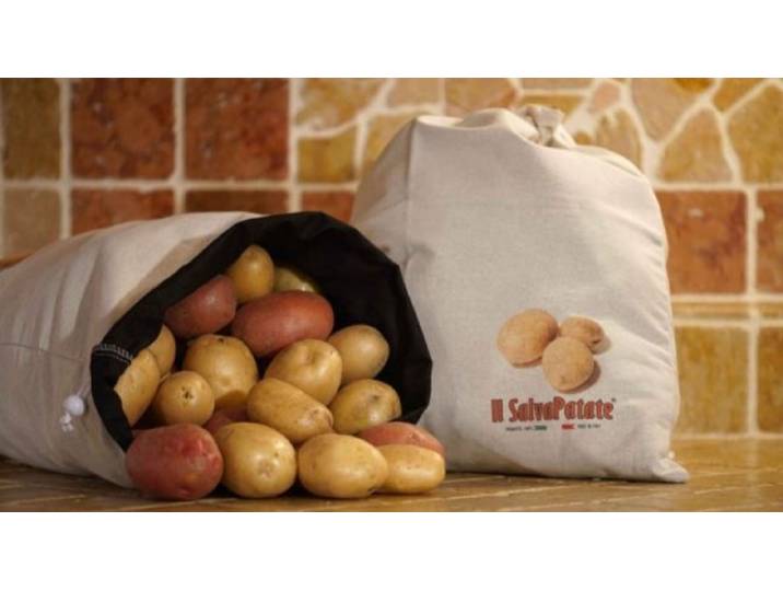 FAVORIET-Aardappelenbewaarzak\, vershoudzak\, herbruikbaar\, uitwasbaar\, max 10kg\, geen last van verkleuring of kiemen