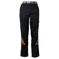 Bundhose "VISLINE" - 64 - schwarz/orange/zink