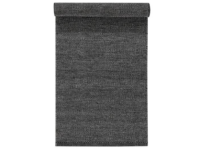 Scandi Living Lea Wollteppich schwarz 80 x 240cm
