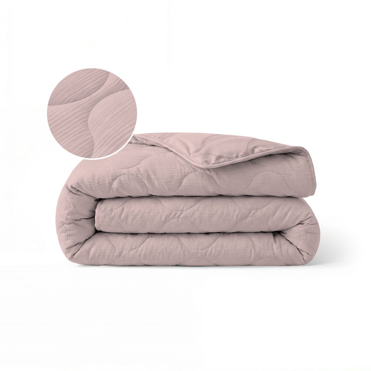 Zelesta Special Mousseline Zomerdekbed - Zachtroze - 240 x 200 cm