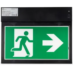 H1 SOLUTIONS Rettungszeichenleuchte UnlimitedMAT3Hblack
