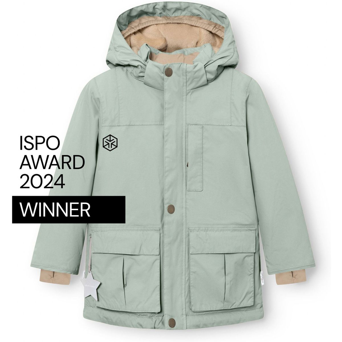 Mini a ture Matkastorio Fleece Lined Winter jacket. GRS slate gray (9490) 134 1263325700949018